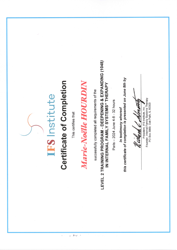 photo diplome HOURDIN Marie-noëlle