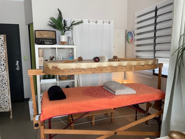 photo seance MARIELLE SONOTHERAPEUTE