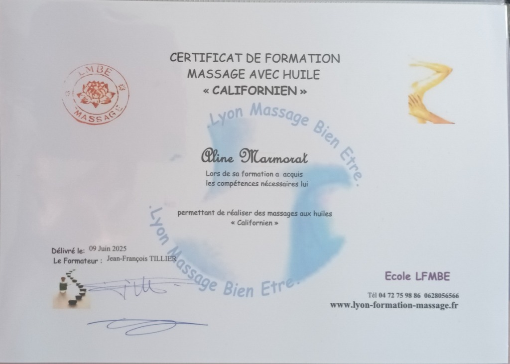 photo diplome Aline Marmorat 