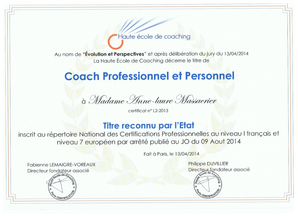 photo diplome Anne-Laure M.