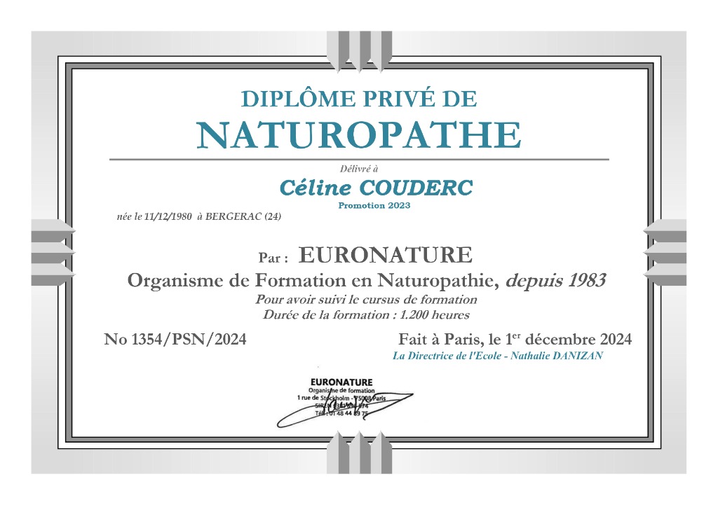 photo diplome Céline Couderc