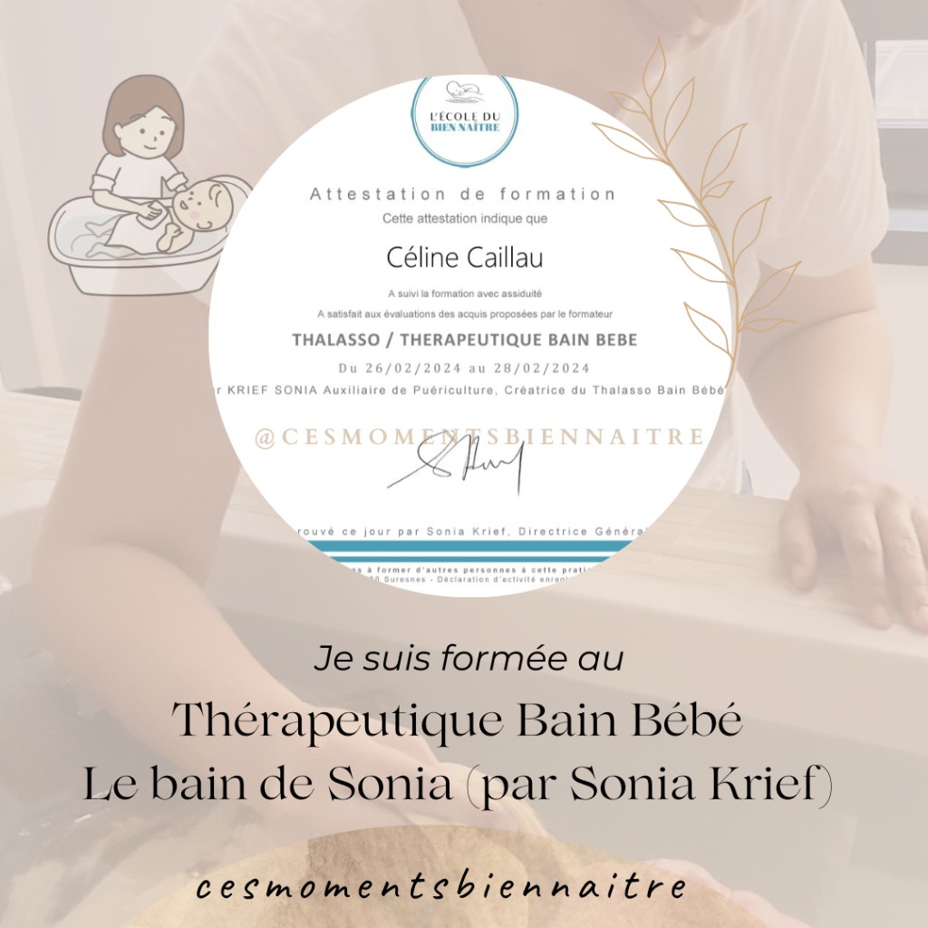 photo diplome Céline Ces Moments Bien Naître