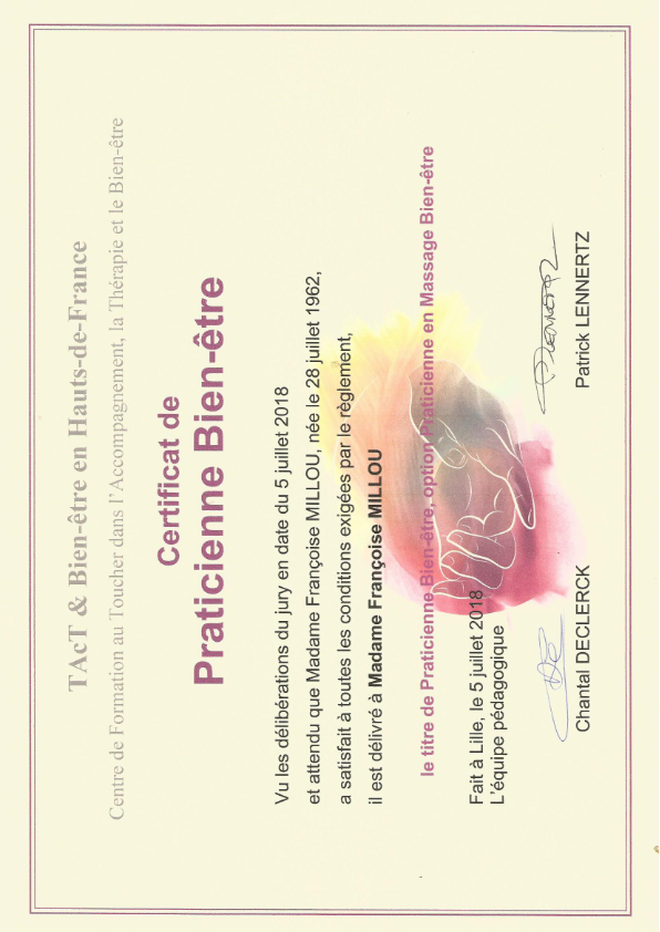 photo diplome Françoise Millou