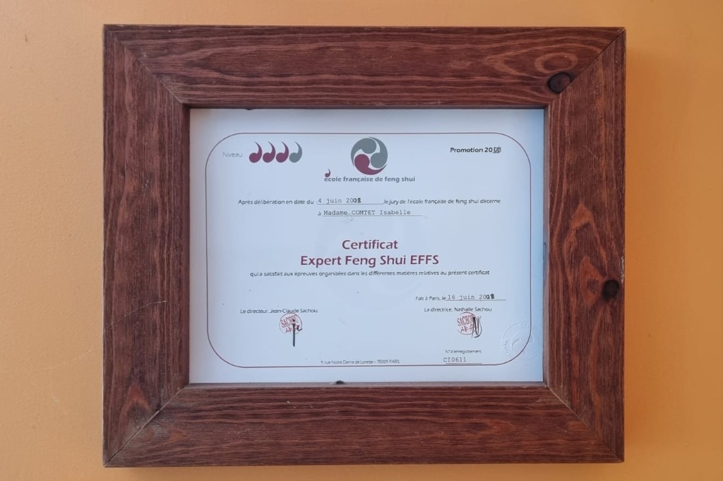 photo diplome Isabelle comtet