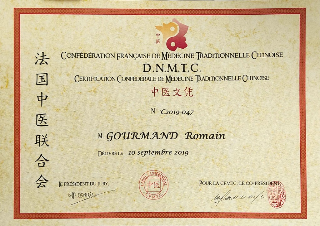 photo diplome Romain GOURMAND