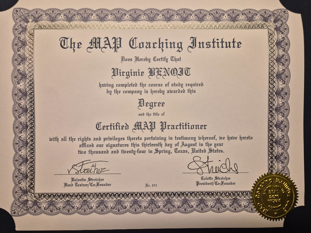 photo diplome EI Virginie Benoit