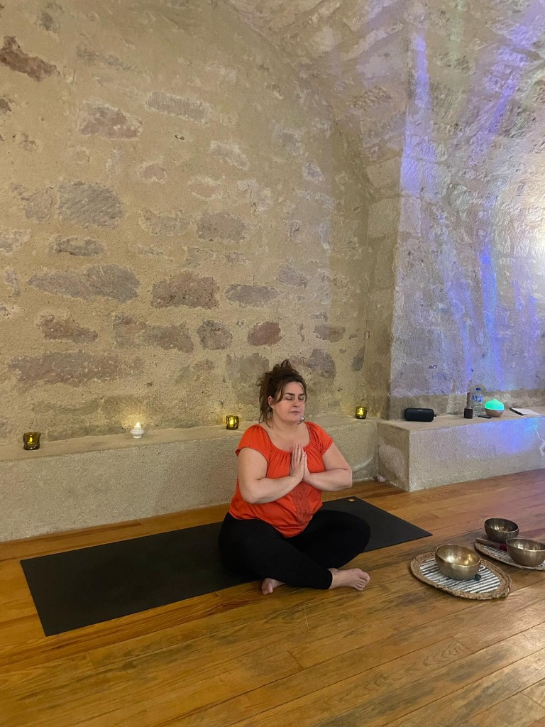 photo seance Célia sophrologue