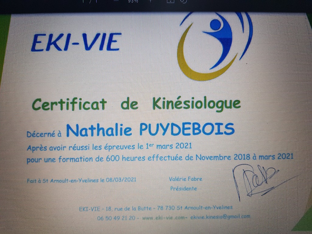 photo diplome Nathalie PUYDEBOIS