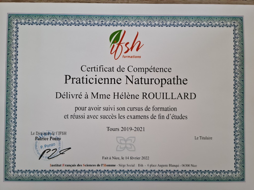 photo diplome ROUILLARD HELENE