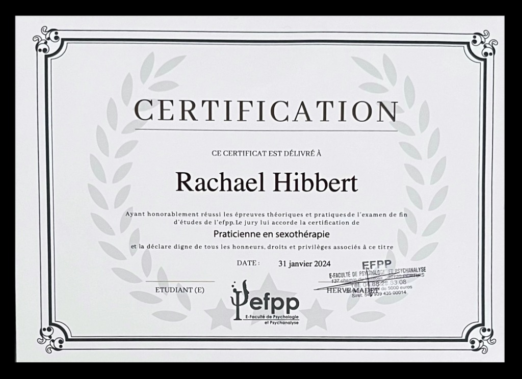 photo diplome Rachael Hibbert