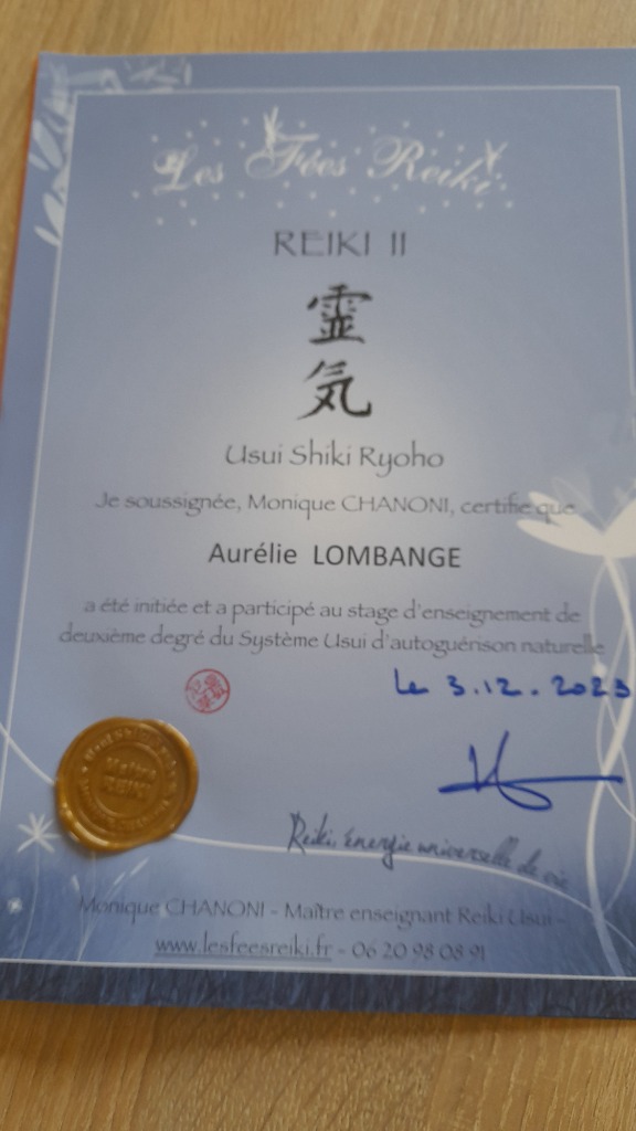 photo diplome Aurélie Lombange