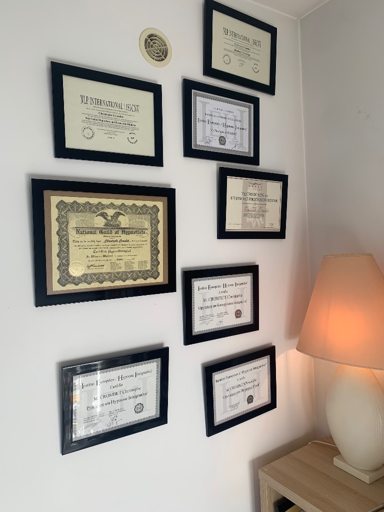 photo diplome Christophe crombet