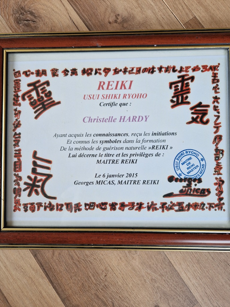 photo diplome Christelle Hardy