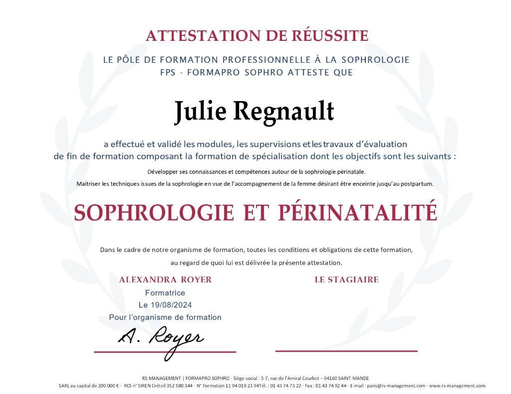 photo activite Julie Regnault 