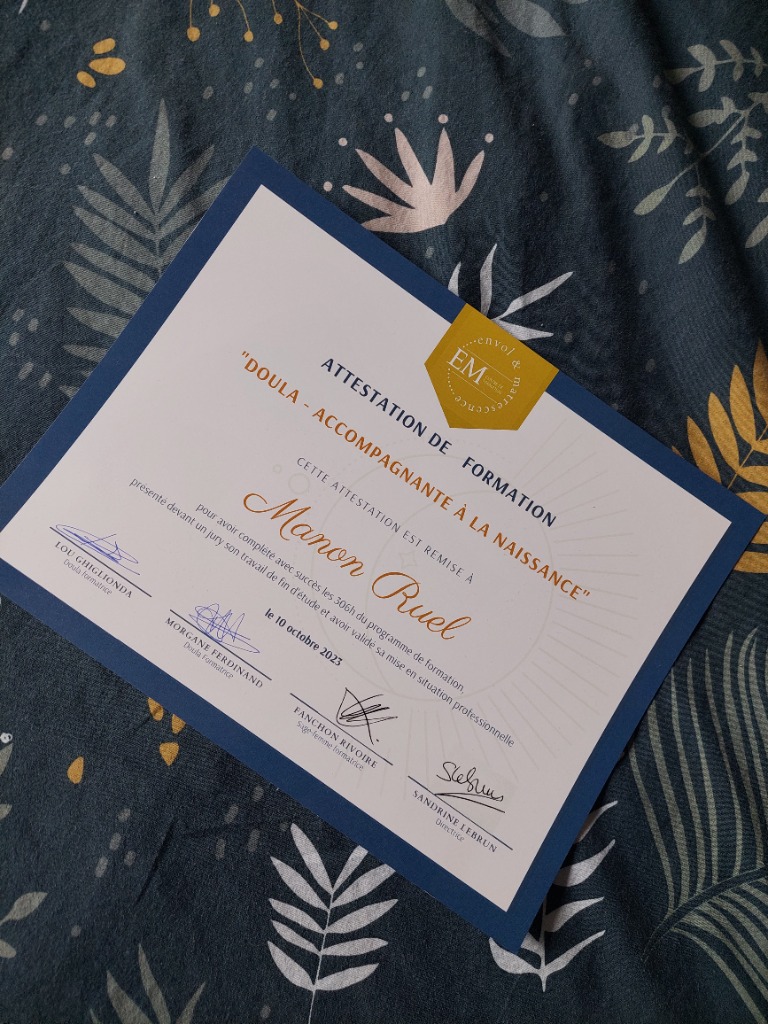 photo diplome Ruel Manon