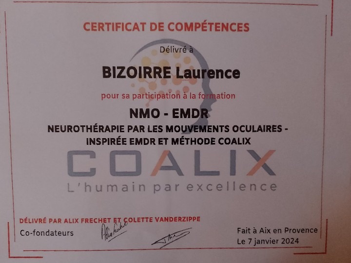 photo diplome Laurence Bizoirre 