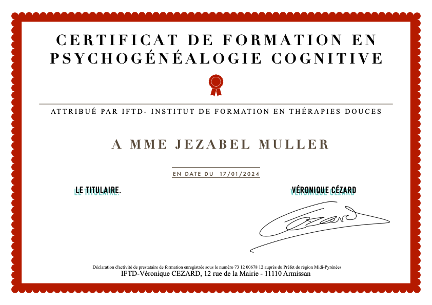 photo diplome Corps & Sens 