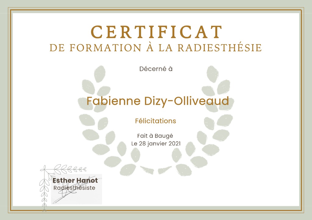 photo diplome Fabienne Dizy Olliveaud 