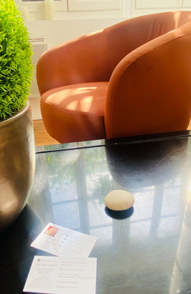 photo seance Valérie Girou  Sophrologue HAPPYCALME