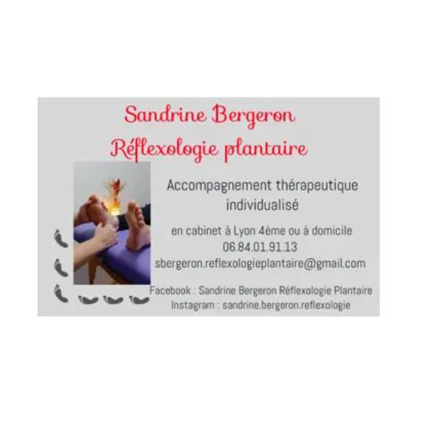 Sandrine BERGERON réflexologie plantaire 