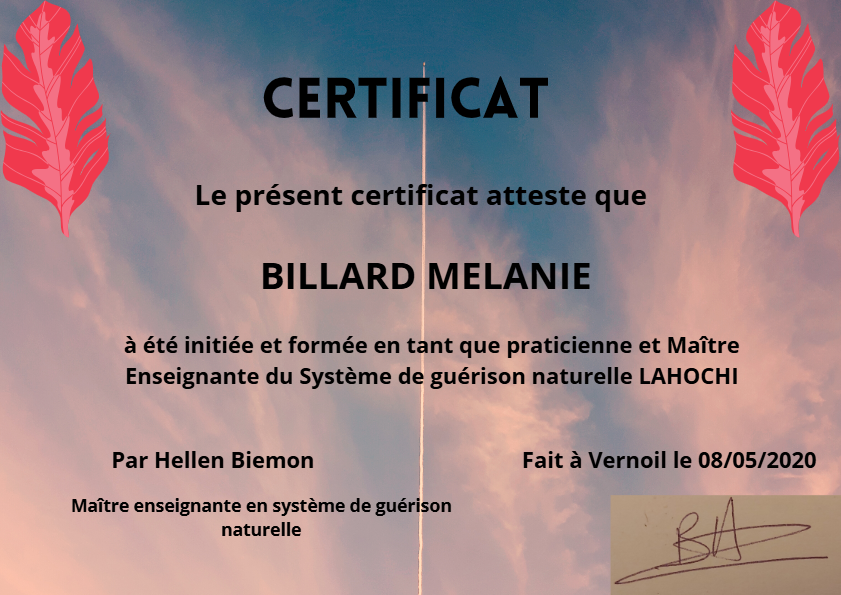 photo diplome Billard melanie