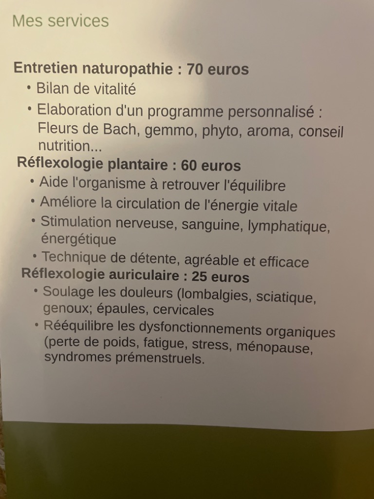 photo seance Mon équilibre 