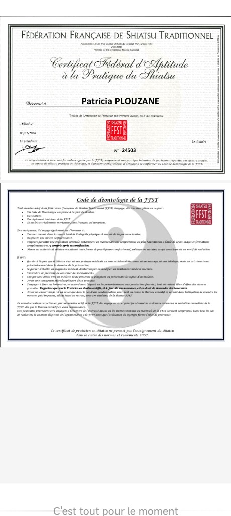 photo diplome Patricia Plouzané