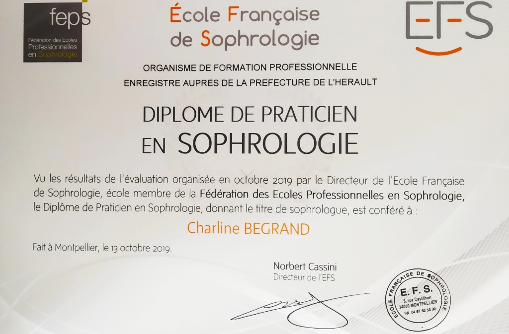 photo diplome Charline Forderer