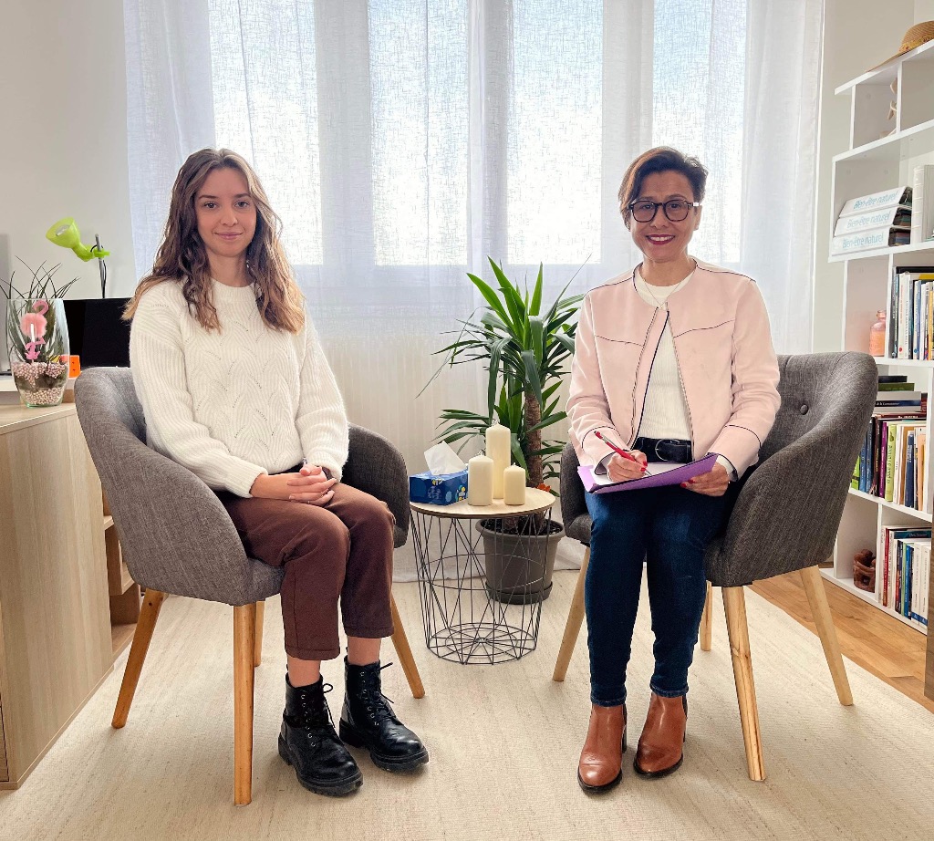 photo seance Carole LATOUR Sophrologue, énergéticienne 