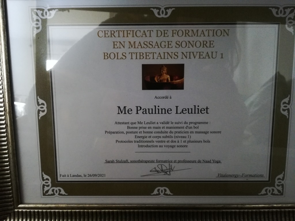 photo diplome PAULINE LEULIET