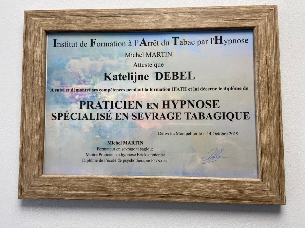 photo diplome Katelijne Debel