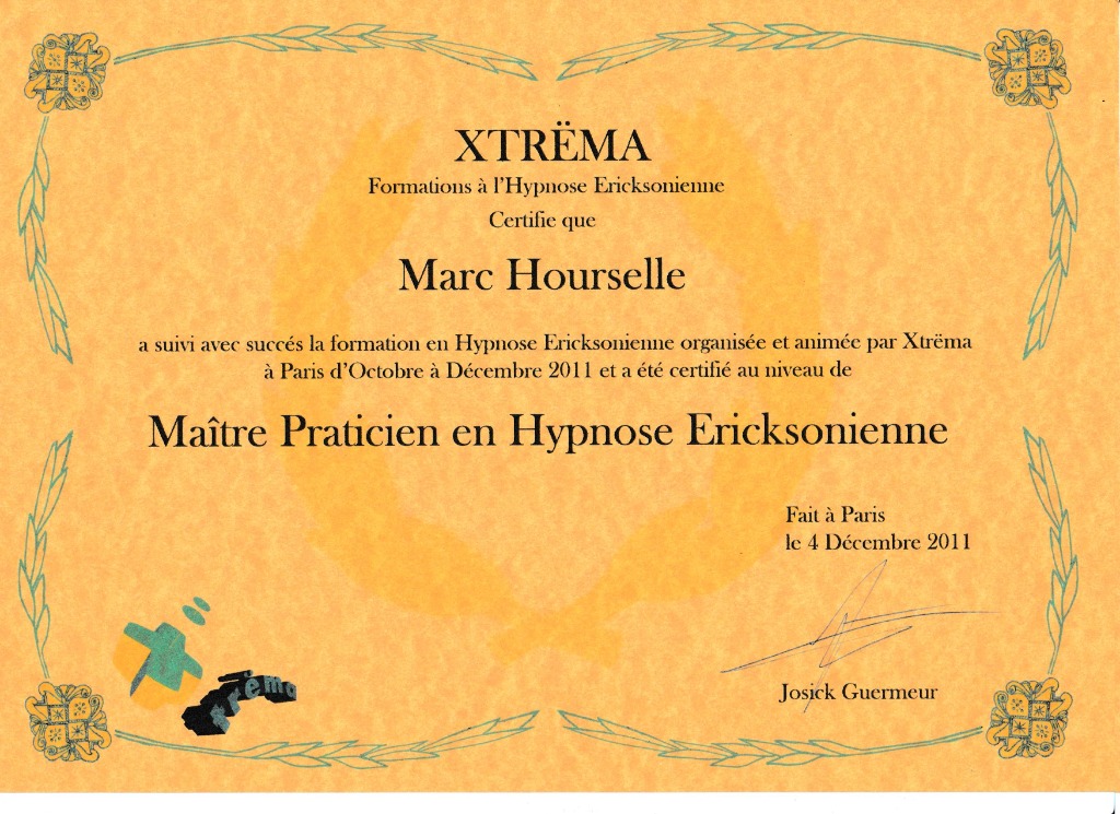 photo diplome Marc Hourselle