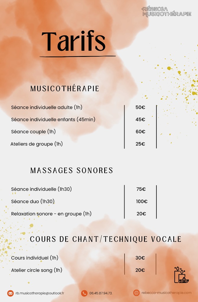 photo seance Rébecca Musicothérapie