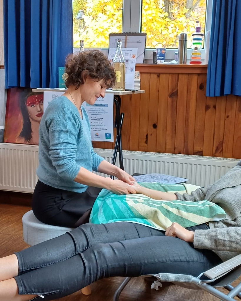 photo seance Maryline Chabod Naturopathe