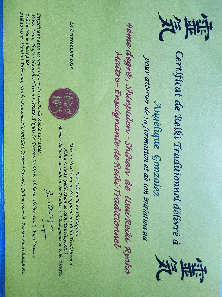 photo activite Angélique GONZÁLEZ