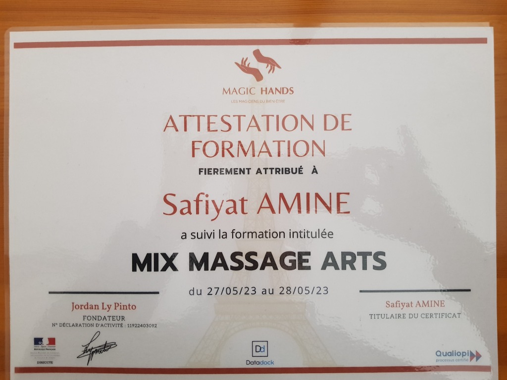 photo diplome SAF.N.CARE