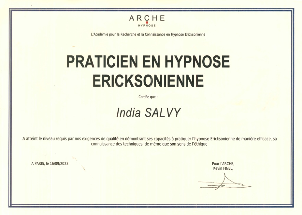 photo diplome India Salvy