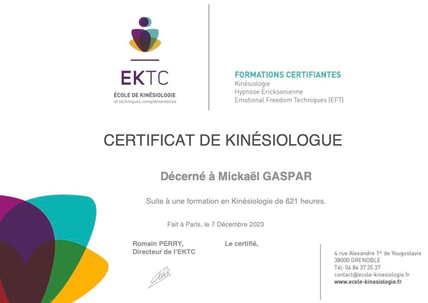 photo activite Mickaël Gaspar