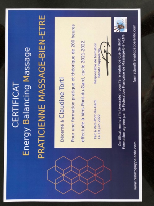 photo diplome Claudine Torti
