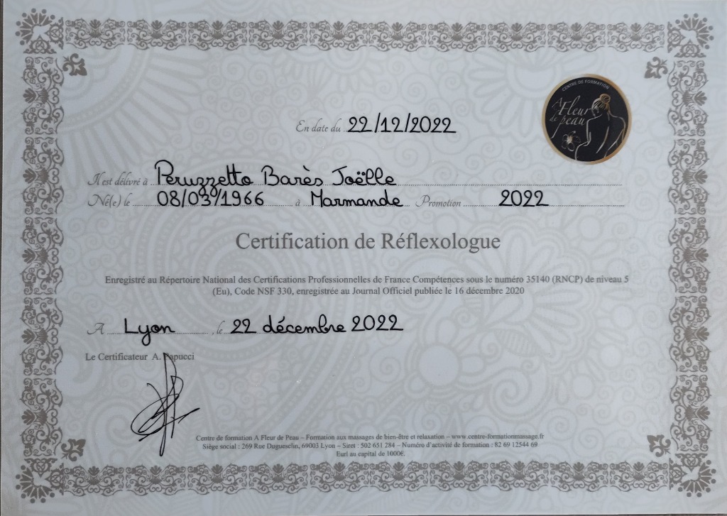 photo diplome Joëlle B.