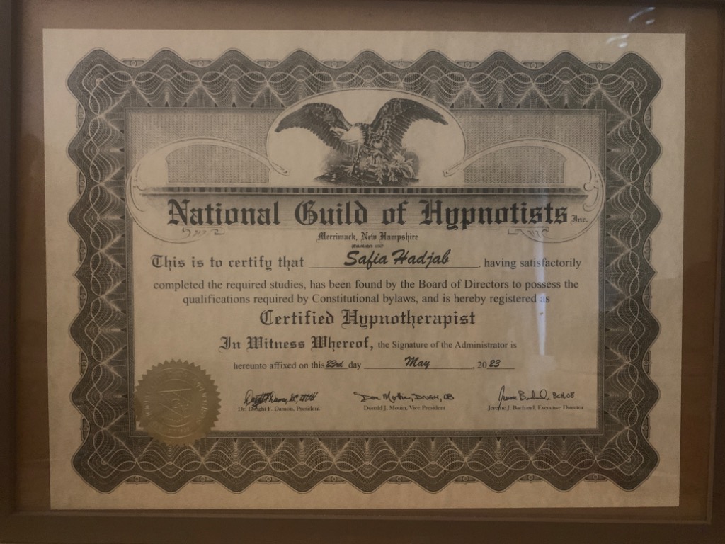 photo diplome Safia Hadjab