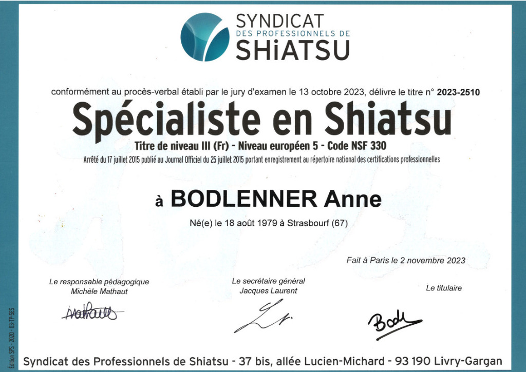 photo diplome Anne Bodlenner E.I.