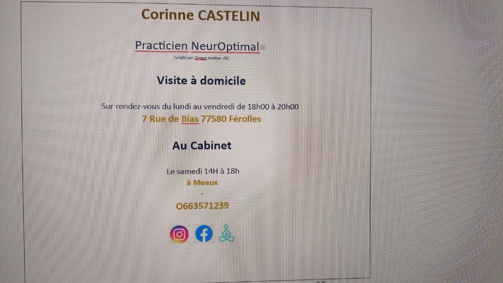 photo portrait Corinne Castelin bien-être NEUROPTIMAL