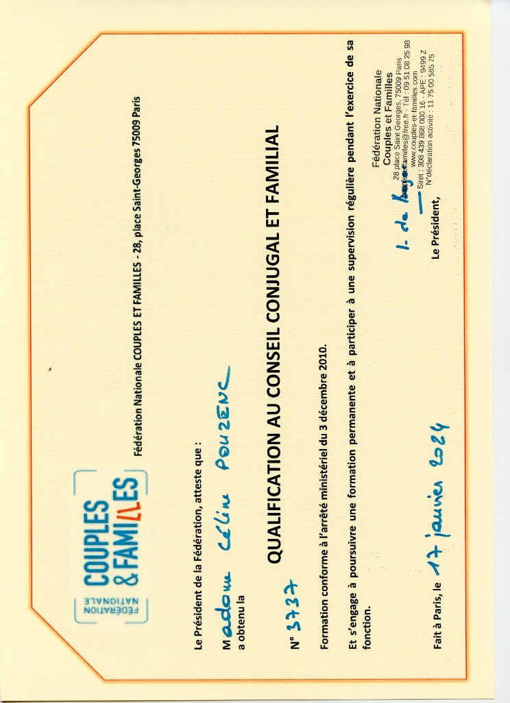 photo diplome Céline POUZENC