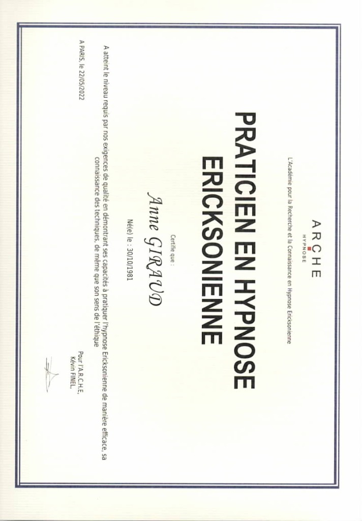 photo diplome Anne GIRAUD - Ouvre-Boîtes