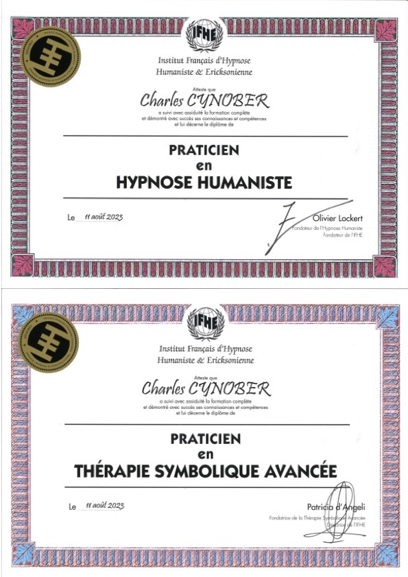 photo diplome Charles Cynober