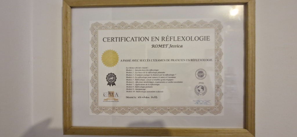 photo diplome Jessica ROMET 