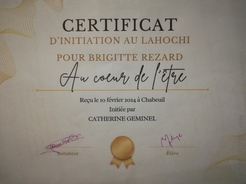 photo diplome Brigitte Rézard 