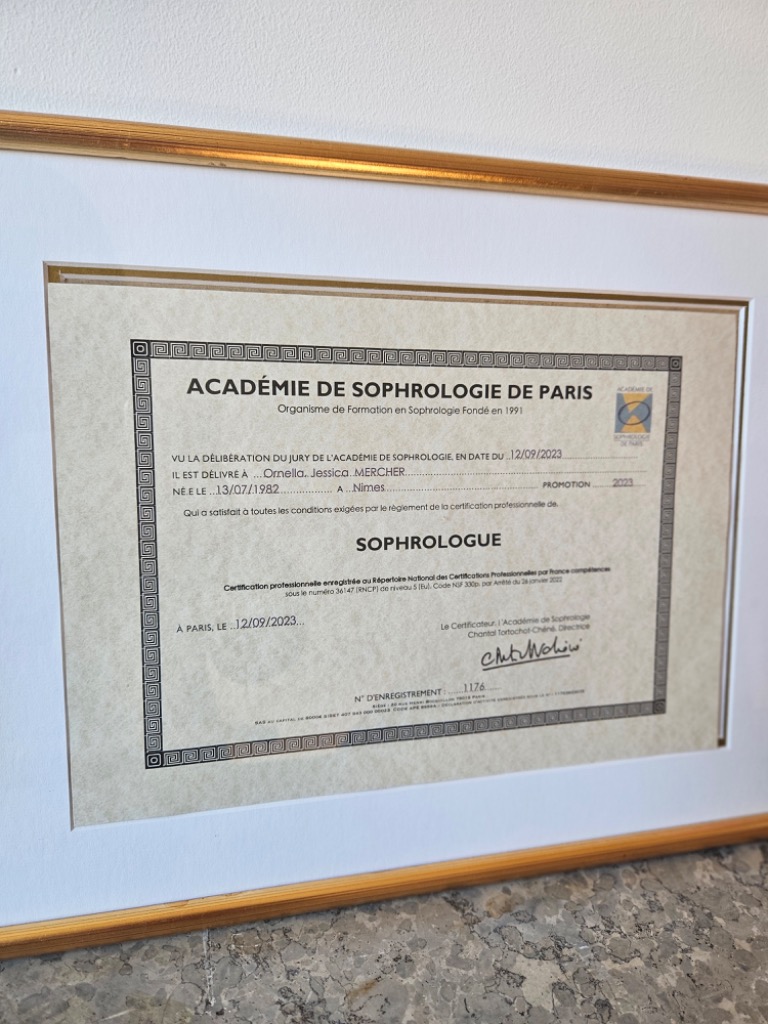 photo diplome Ornella Mercher 