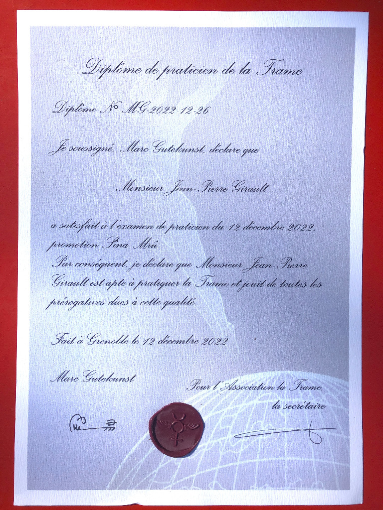 photo diplome Jean-Pierre Girault / T’ONG Avenue